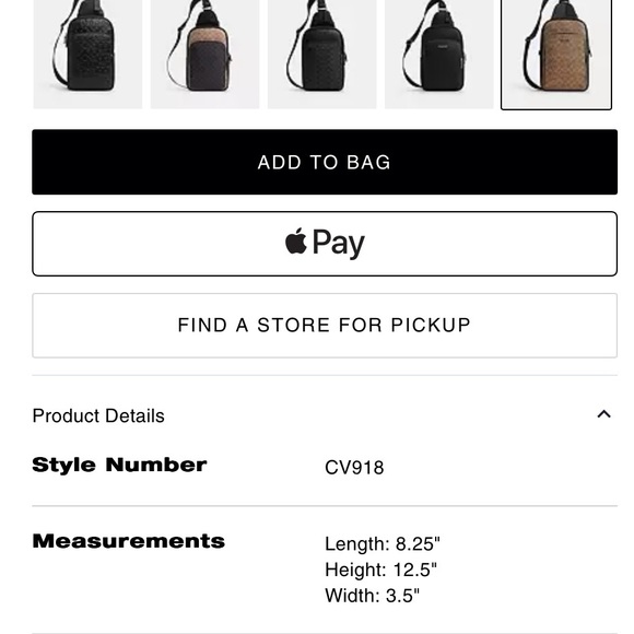 Coach Sling - Picture 6 of 7